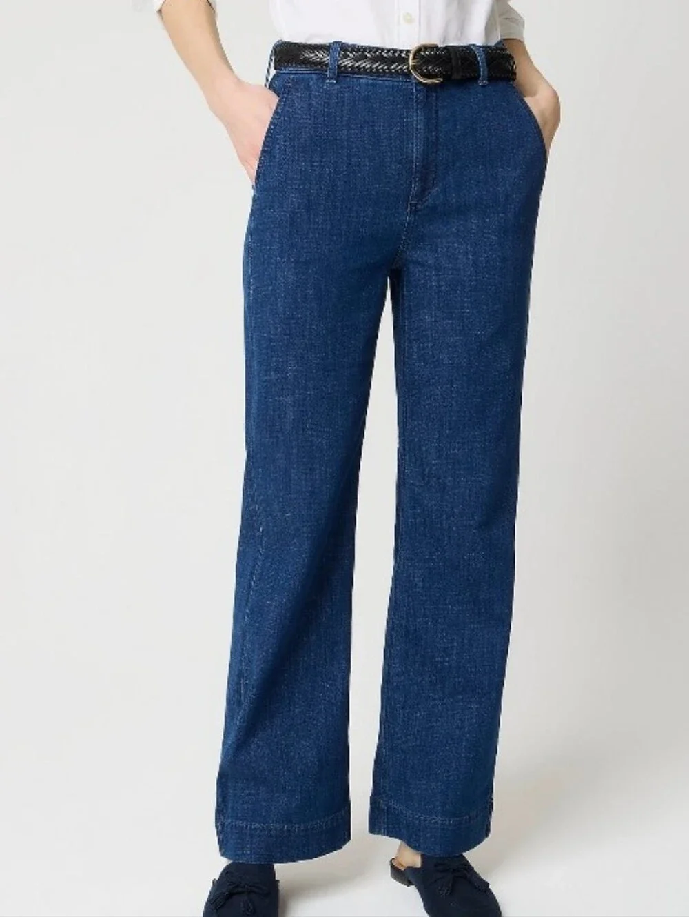 J. Crew  Wide-Leg Trouser Jeans